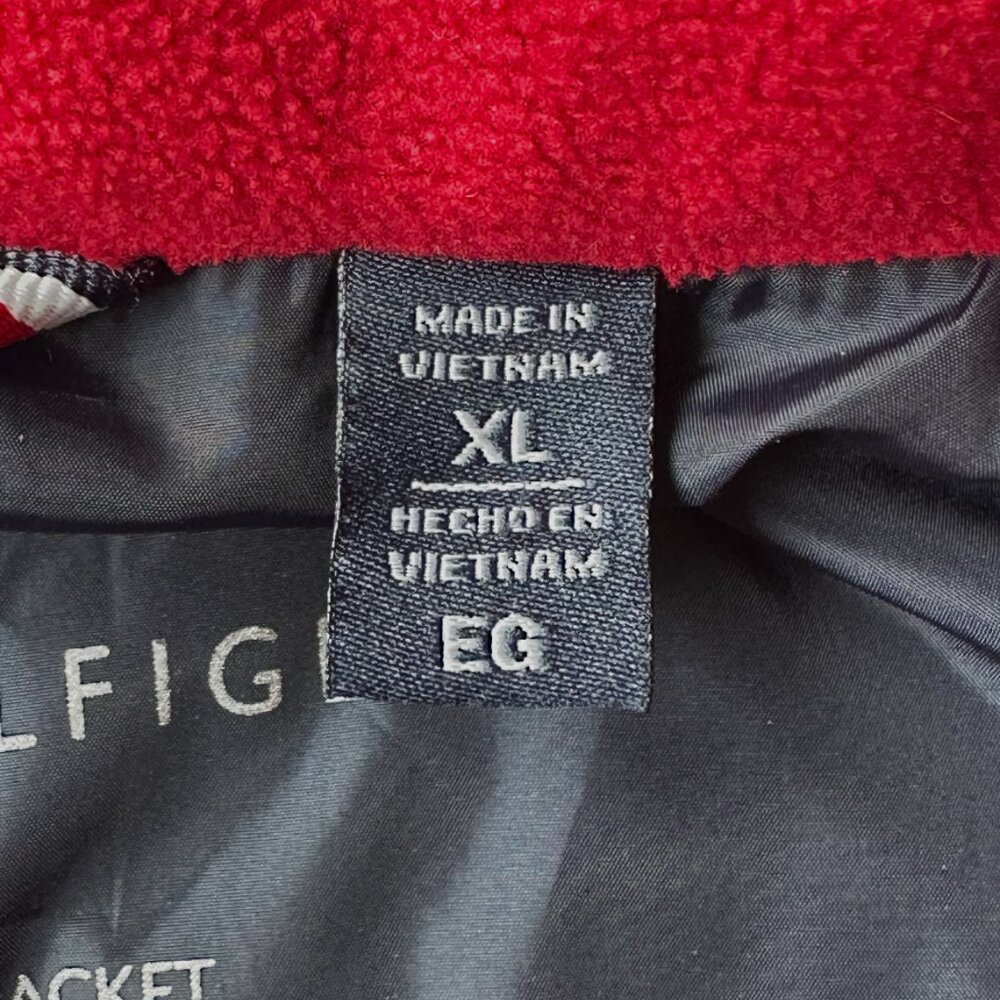 Tommy Hilfiger Jacket Women's Navy Blue Full Zip Diamond Quilted, size XL - Picture 9 of 16